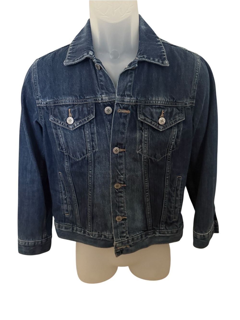 NWOT Lucky Brand “The Tomboy Trucker” Dark Denim Jean Jacket Women S/P